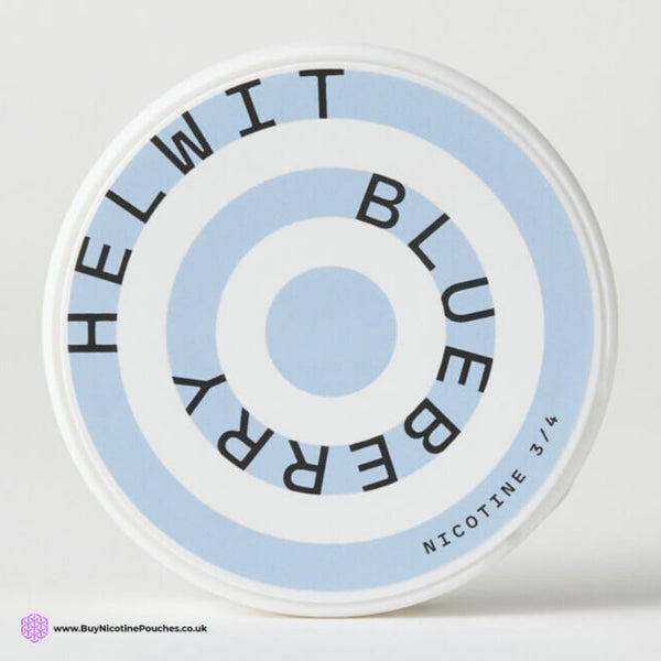 Blueberry Nicotine Pouches by Helwit 9MG