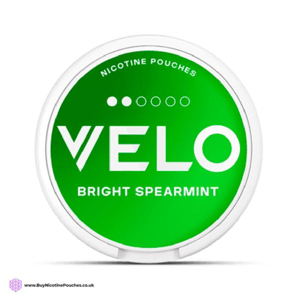 Bright Spearmint Mini Nicotine Pouches by Velo 6MG