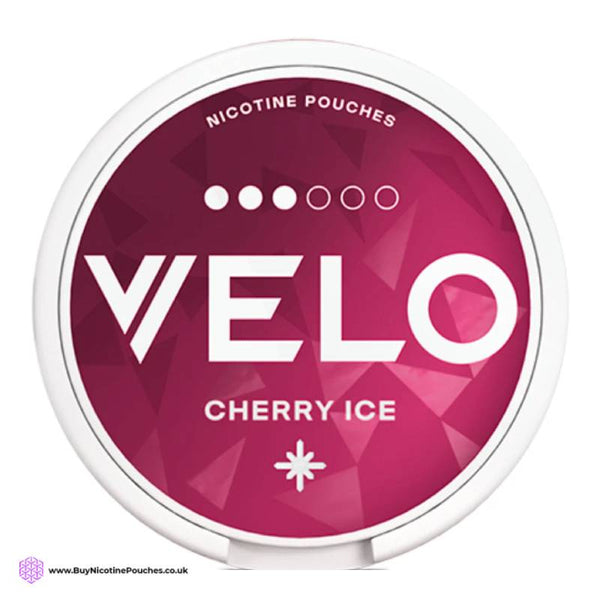 Cherry Ice Nicotine Pouches by Velo 3Dots