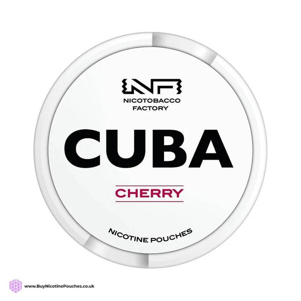 Cherry White Nicotine Pouches by Cuba