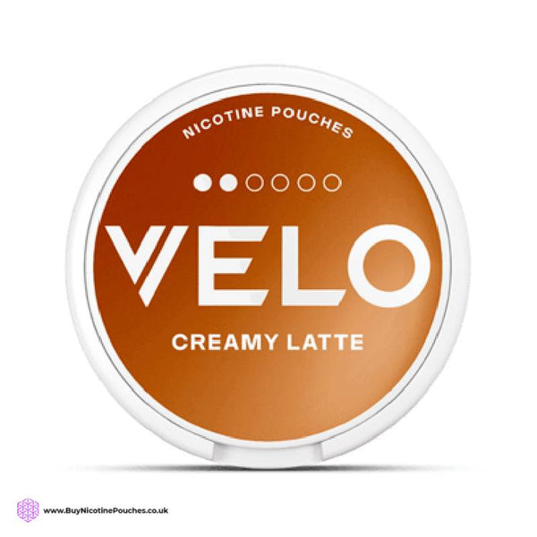 Creamy Latte Mini Nicotine Pouches by Velo Mini 2Dot