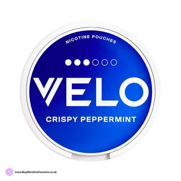 Crispy Peppermint Nicotine Pouches by Velo