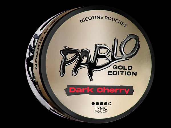 Dark Cherry Gold Edition Nicotine Pouches by Pablo