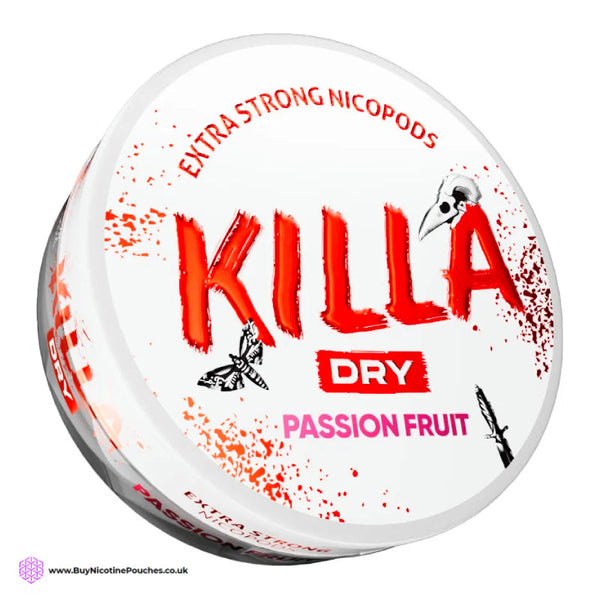 Dry Passion Fruit Nicotine Pouches by Killa 16MG