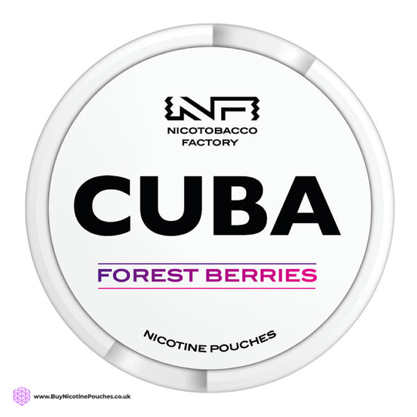 Forest Berries Nicotine Pouches by Cuba 24MG