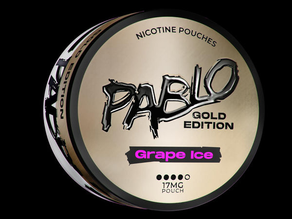 Grape Ice Gold Edition Nicotine Pouches by Pablo