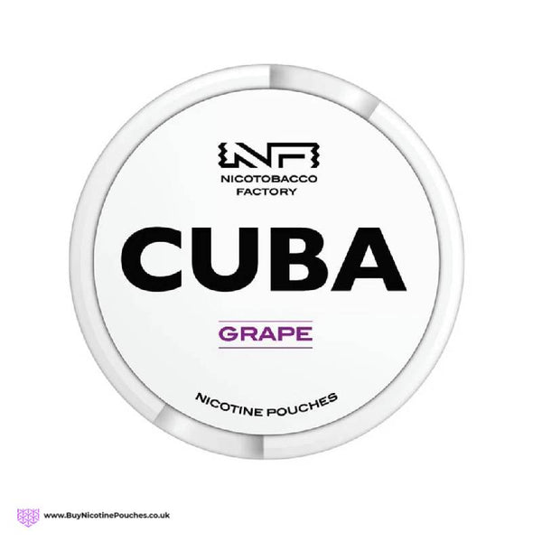 Grape Nicotine Pouches by Cuba White