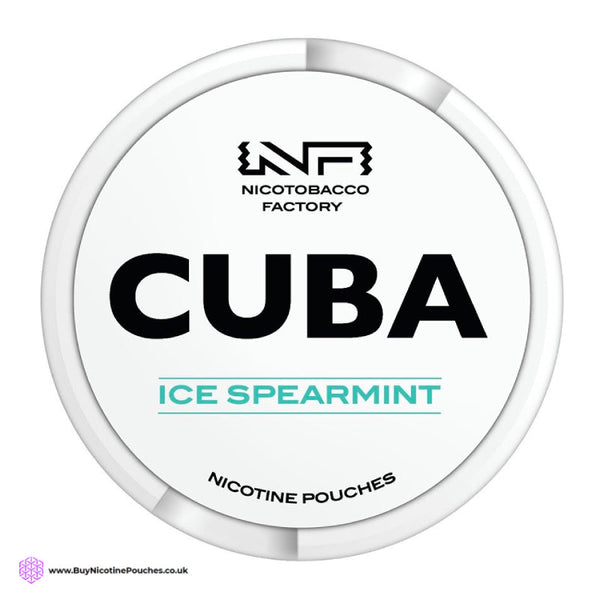 Ice Spearmint Nicotine Pouches by Cuba 24MG