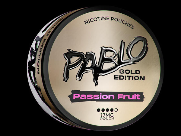 Passion Fruit Gold Edition Nicotine Pouches by Pablo