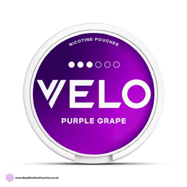 Purple Grape Nicotine Pouches by Velo 3Dots
