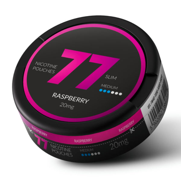 Raspberry Nicotine Pouches By 77 20MG