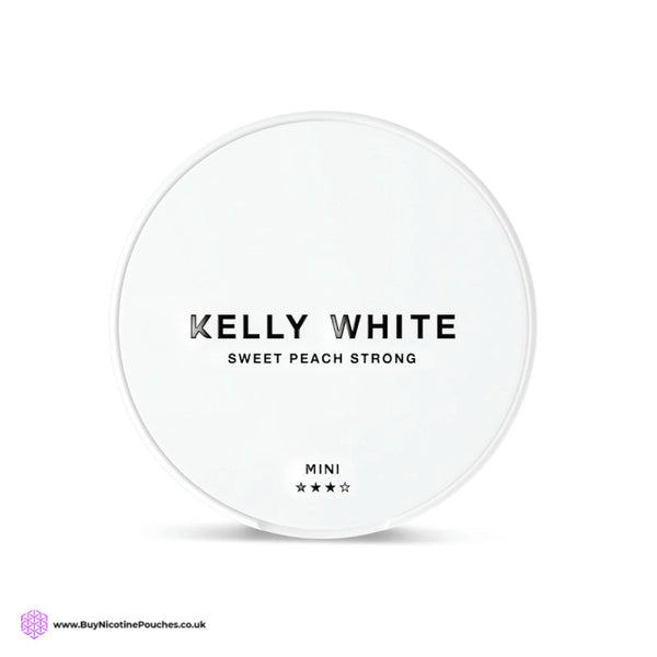 Sweet Peach Mini Nicotine Pouches by Kelly White