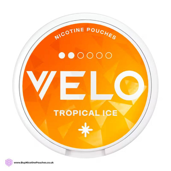 Tropical Ice Nicotine Pouches by Velo 2Dots