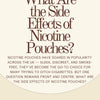 What Are the Side Effects of Nicotine Pouches? A Guide from SnusClub.co.uk
