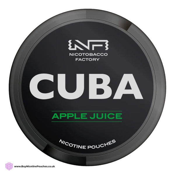 Apple Juice Black Nicotine Pouches by Cuba