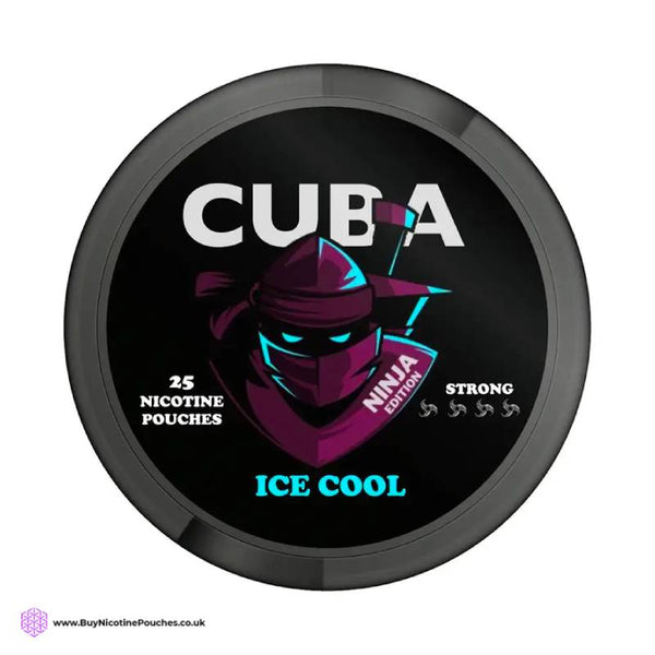 Ice Cool Ninja Nicotine Pouches by Cuba