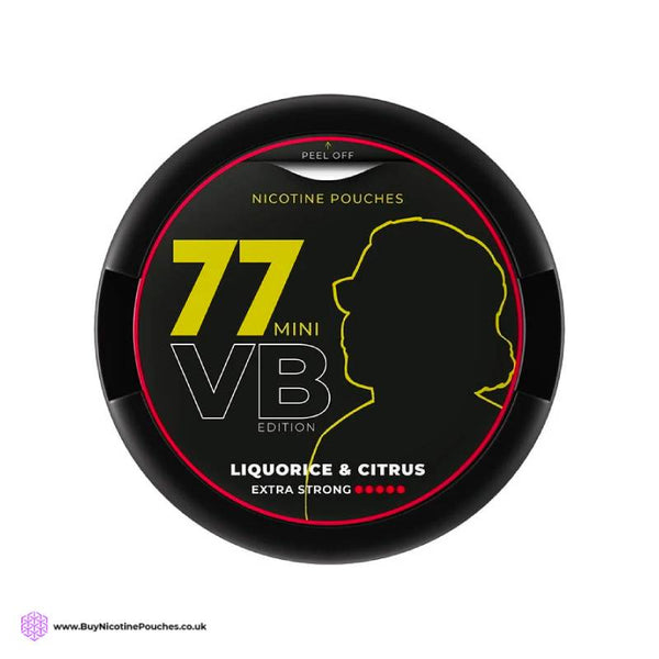 Liquorice Citrus VB Edition Mini Nicotine Pouches By 77