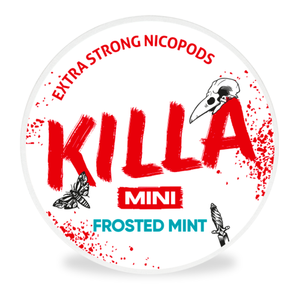 Mini Frosted Mint Nicotine Pouches by Killa 16MG