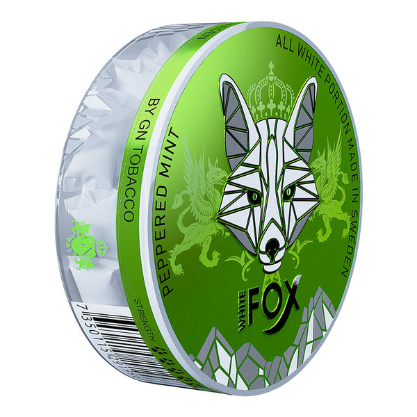 Peppered Mint Nicotine Pouches by White Fox 16MG