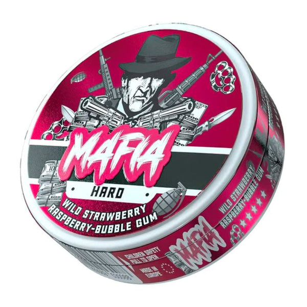 Wild Strawberry Raspberry Bubblegum Mafia Nicotine Pouches by KURWA 19.2mg